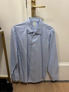 3 Brooks Brothers dress shirts. 16.5 inch neck, 35 inch sleeve length
